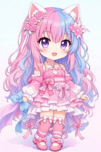 Trang chủ 114 Ảnh anime nữ chibi tóc hồng