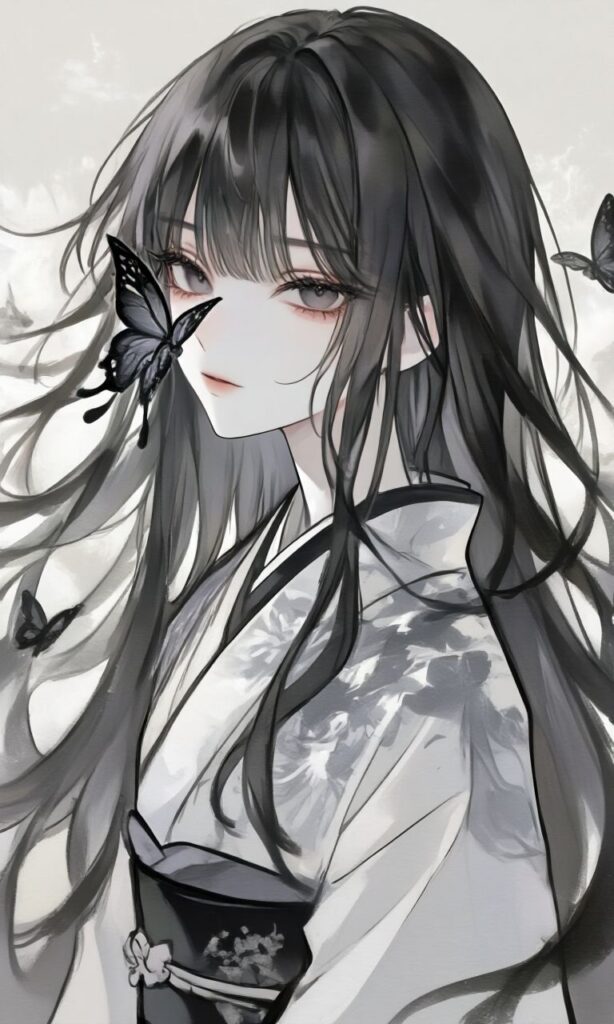 Ảnh anime nữ tâm trạng