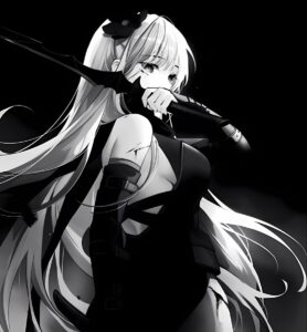 Trang chủ 37 Ảnh anime nữ trắng đen nghệ thuật