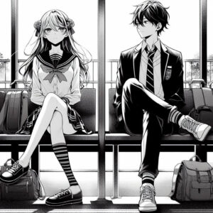 Trang chủ 88 Ảnh cặp đôi anime đen trắng