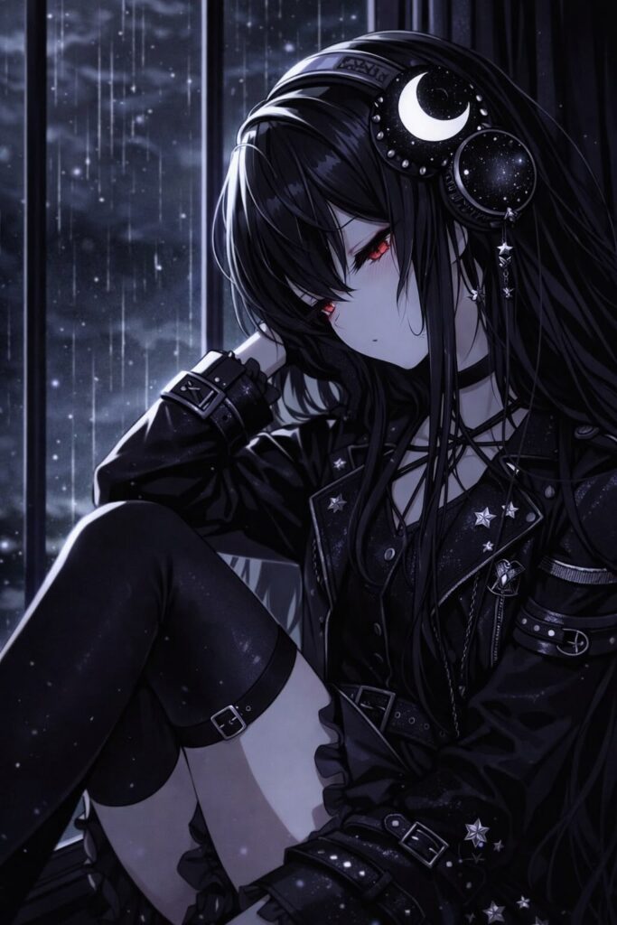 Ảnh nền anime nữ buồn