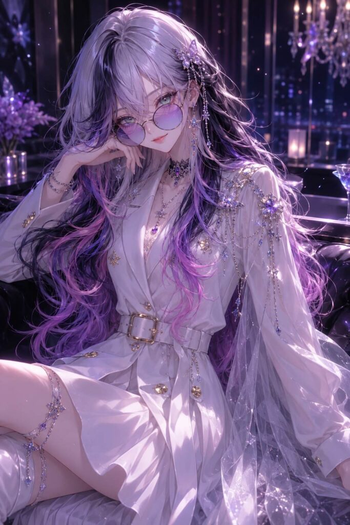 Ảnh nền anime nữ ngầu