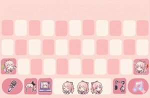 Trang chủ 228 Hình ảnh bàn phím cute style anime