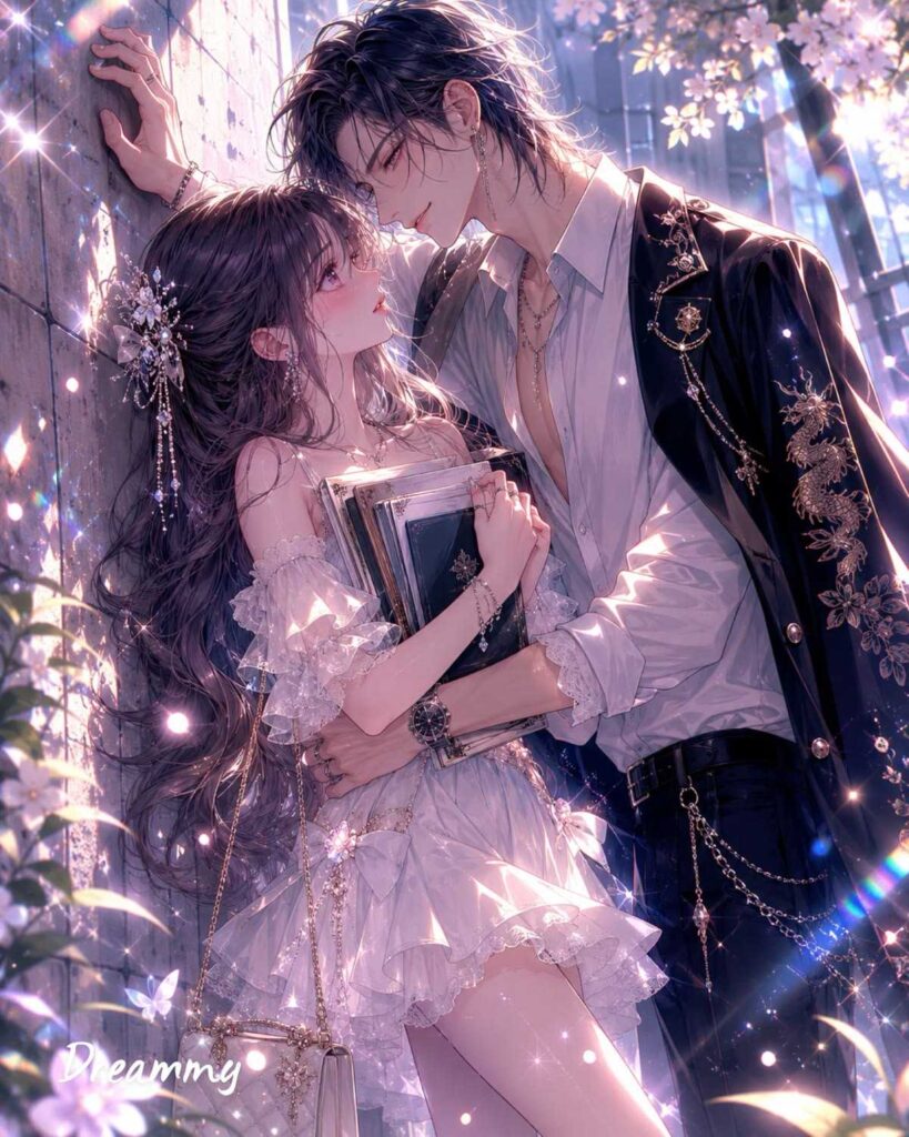 Ảnh nền cặp đôi anime lãng mạn