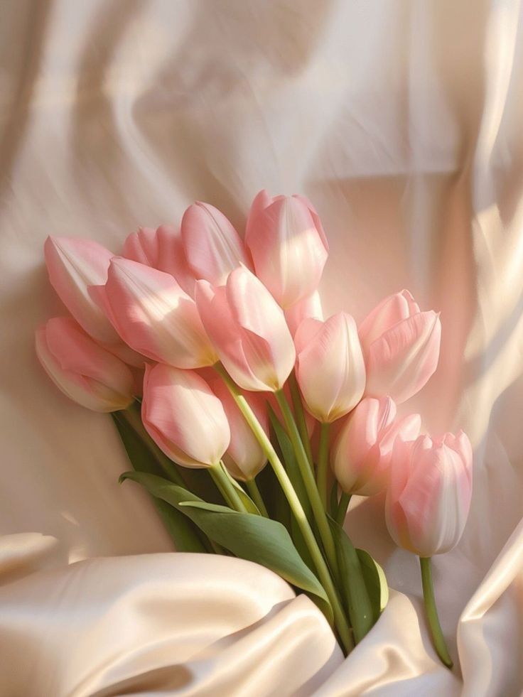 Hình Nền Hoa Tulip Đẹp 4K, Full HD cho Điện Thoại & Máy Tính 13 Ảnh nền hoa tulip màu hồng dịu dàng