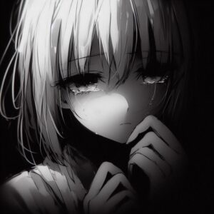 Trang chủ 154 Ảnh nữ khóc che mặt anime trắng đen