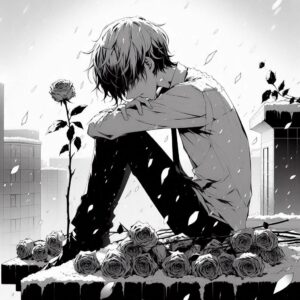 Avatar ảnh anime buồn cho nam