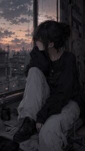 Avatar ảnh buồn anime về tình yêu