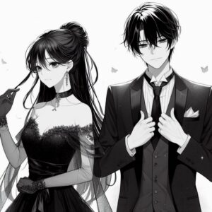 Trang chủ 84 Hình ảnh cặp đôi anime đen trắng đơn giản