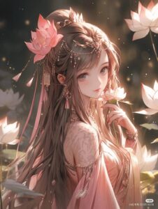 Trang chủ 23 Hình nền anime nữ cổ trang