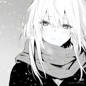 Trang chủ 34 Hình nữ anime trắng đen