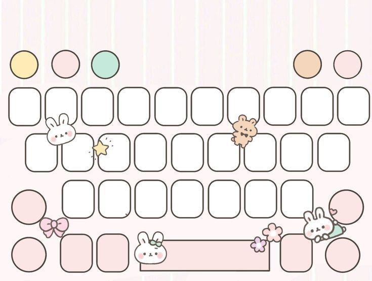 Hình nền bàn phím đẹp cute, đáng yêu