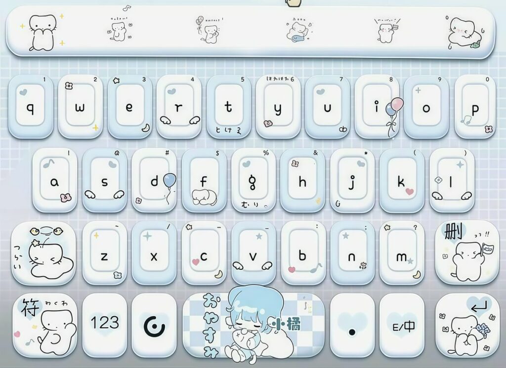 Ảnh nền bàn phím đẹp cute