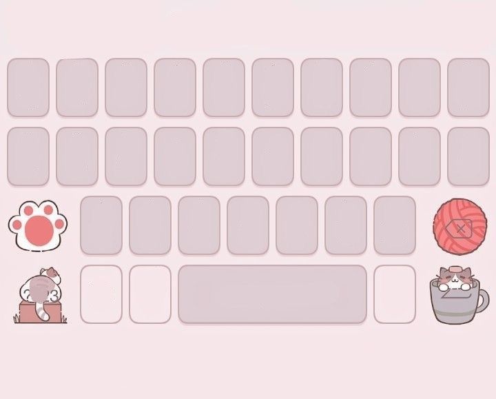 Hình nền bàn phím điện thoại đẹp cute, tối giản