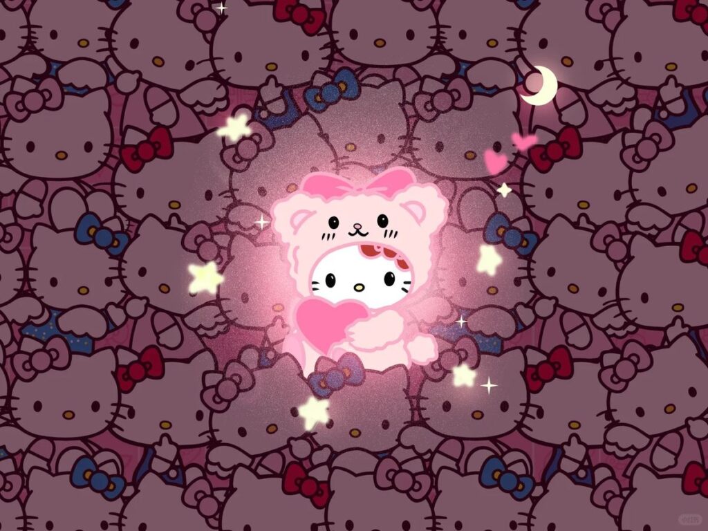 Hình nền Hello Kitty 4K cho máy tính
