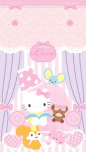 Trang chủ 185 Ảnh nền Hello Kitty cho bé gái