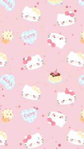 Trang chủ 206 Ảnh nền Hello Kitty màu hồng
