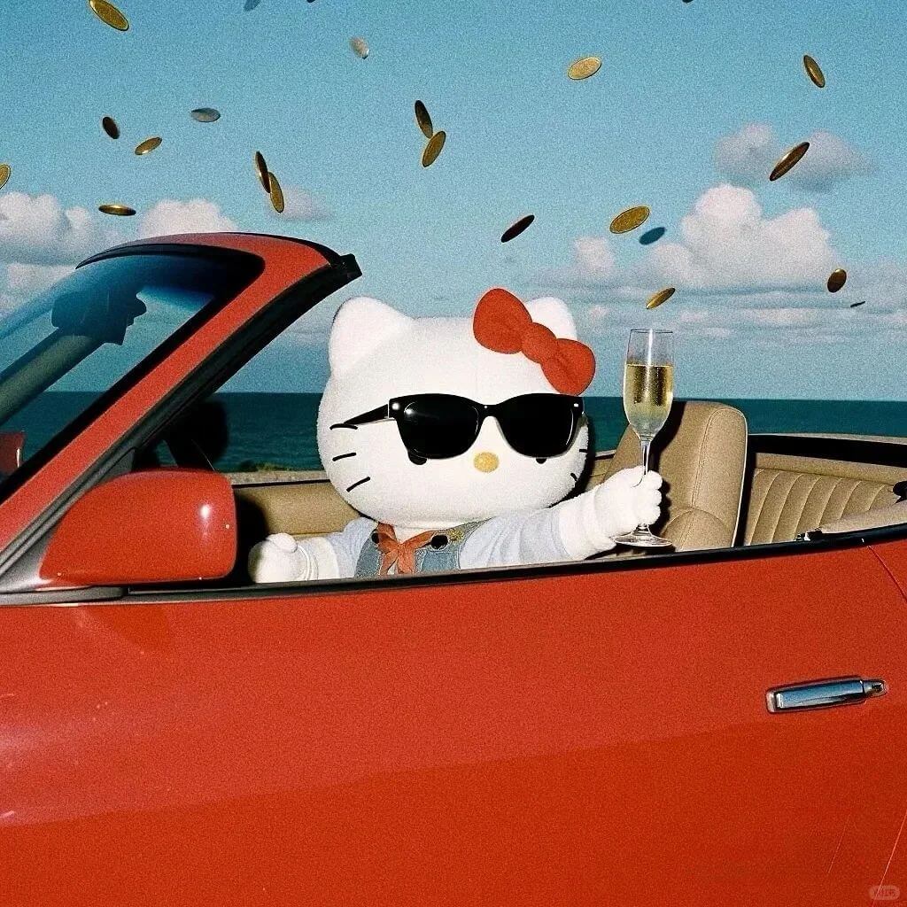 Ảnh nền Kitty dễ thương, vô tri