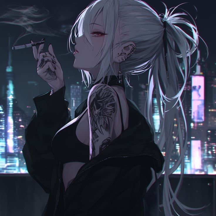 Hình đại diện anime nữ ngầu, lạnh lùng
