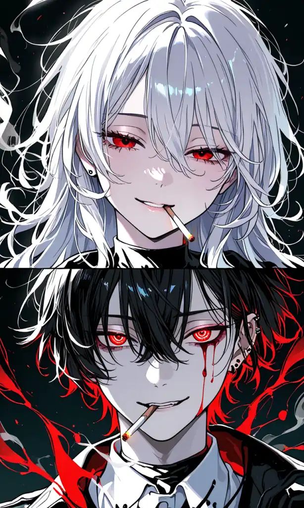 99+ Ảnh Ác Quỷ Anime Đẹp, Ngầu Lạnh Lùng Làm Avatar Cực Chất 33 Avatar cặp đôi ác quỷ anime cực chất cho các couple