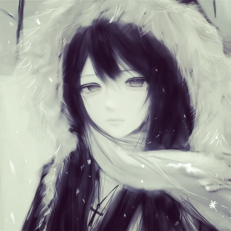 199+ Ảnh đen trắng avatar buồn nữ đẹp, sâu lắng nhất 4 Ảnh avatar manga đen trắng buồn nữ