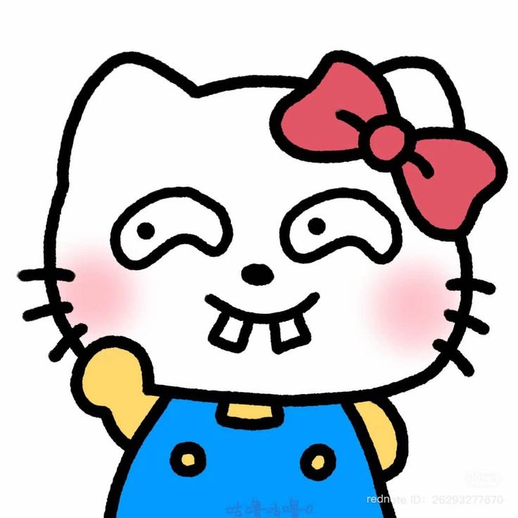 Hình ảnh Hello Kitty meme hài hước, funny