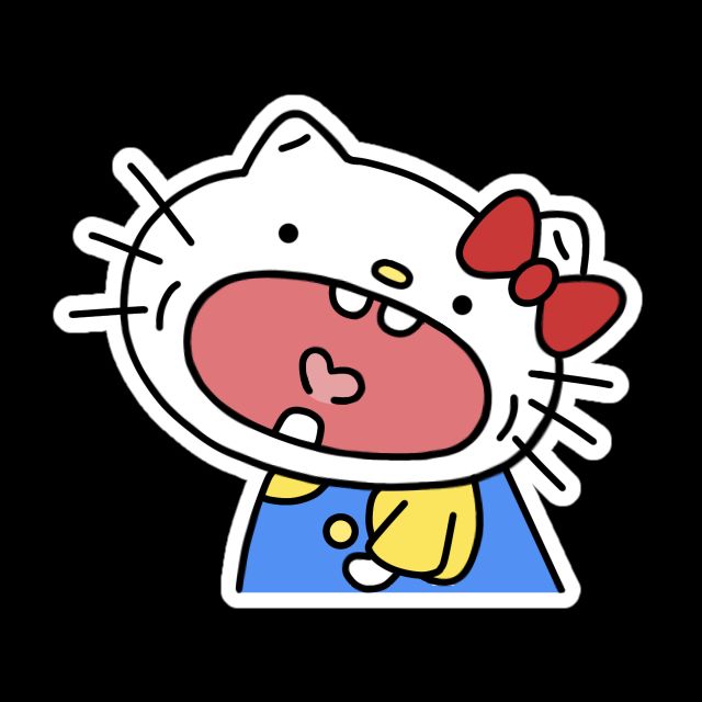 Hình ảnh Hello Kitty vô tri, hài hước