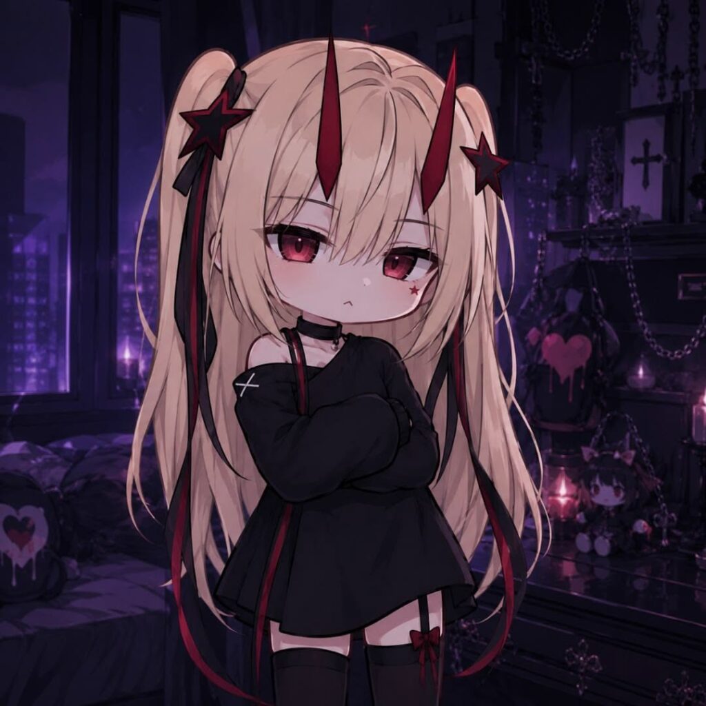 99+ Ảnh Ác Quỷ Anime Đẹp, Ngầu Lạnh Lùng Làm Avatar Cực Chất 26 Ảnh đại diện ác quỷ anime nữ phong cách chibi, cute