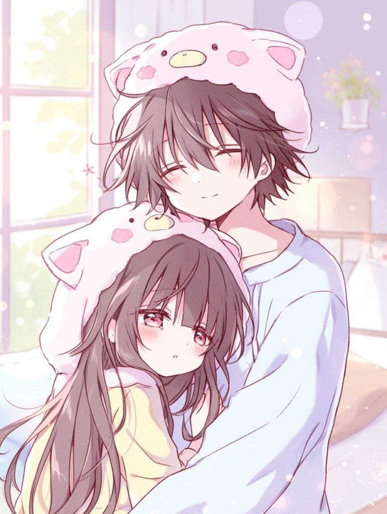 999+ Ảnh Anime Cute, Dễ Thương Đáng Yêu Nhất (Tải Miễn Phí) 28 Ảnh đại diện anime cute, ngọt ngào cho cặp đôi