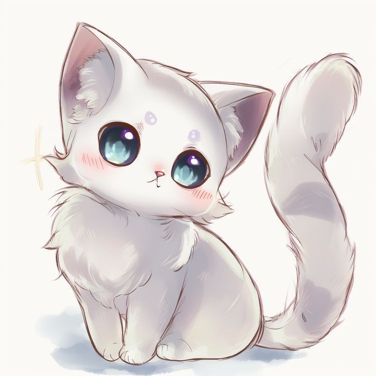 Ảnh nền động vật chibi dễ thương, sắc nét