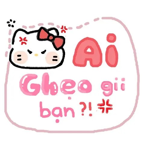 Ảnh Hello Kitty vô tri đi với phát ngôn hài hước