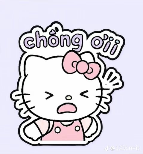 Hình Hello Kitty vô tri, hài hước