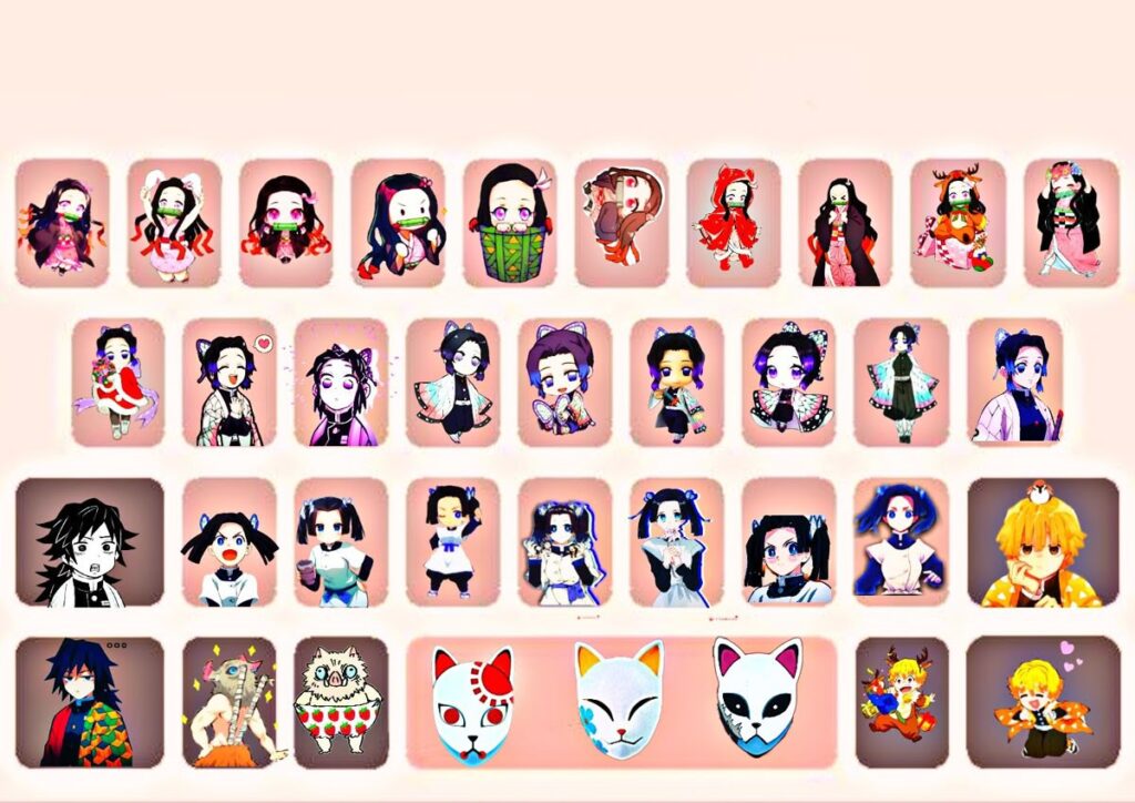 99+ Hình nền bàn phím anime đẹp cute, ngầu cho điện thoại 10 Hình nền bàn phím điện thoại anime phong cách chibi