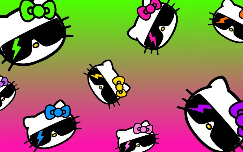 150+ hình ảnh Hello Kitty ngầu, cute làm hình nền độc đáo 23 Hình ảnh Hello Kitty đeo kính cool ngầu