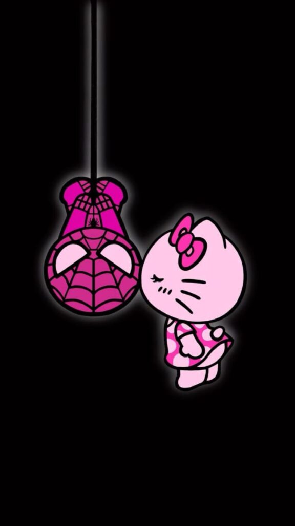 150+ hình ảnh Hello Kitty ngầu, cute làm hình nền độc đáo 27 Hình nền Hello Kitty ngầu cho couple