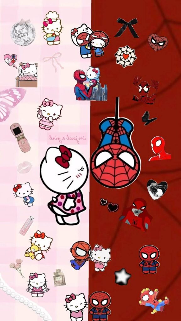 150+ hình ảnh Hello Kitty ngầu, cute làm hình nền độc đáo 31 Hình ảnh Hello Kitty cực ngầu và cute cho cặp đôi