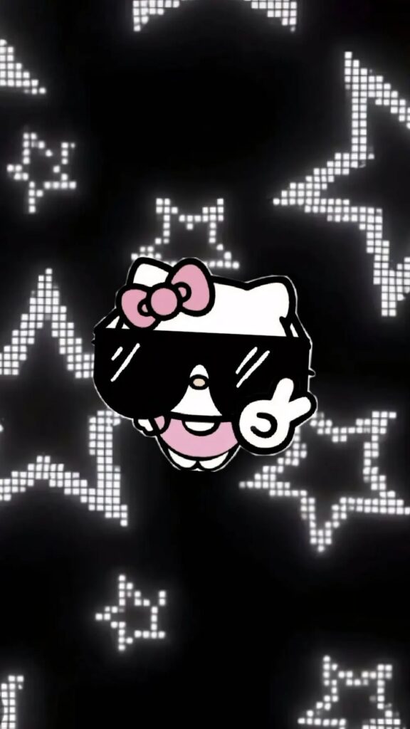 150+ hình ảnh Hello Kitty ngầu, cute làm hình nền độc đáo 14 Ảnh Hello Kitty ngầu, vô tri