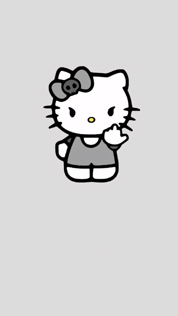 150+ hình ảnh Hello Kitty ngầu, cute làm hình nền độc đáo 18 Hình nềnHello Kitty ngầu, vô tri sắc nét
