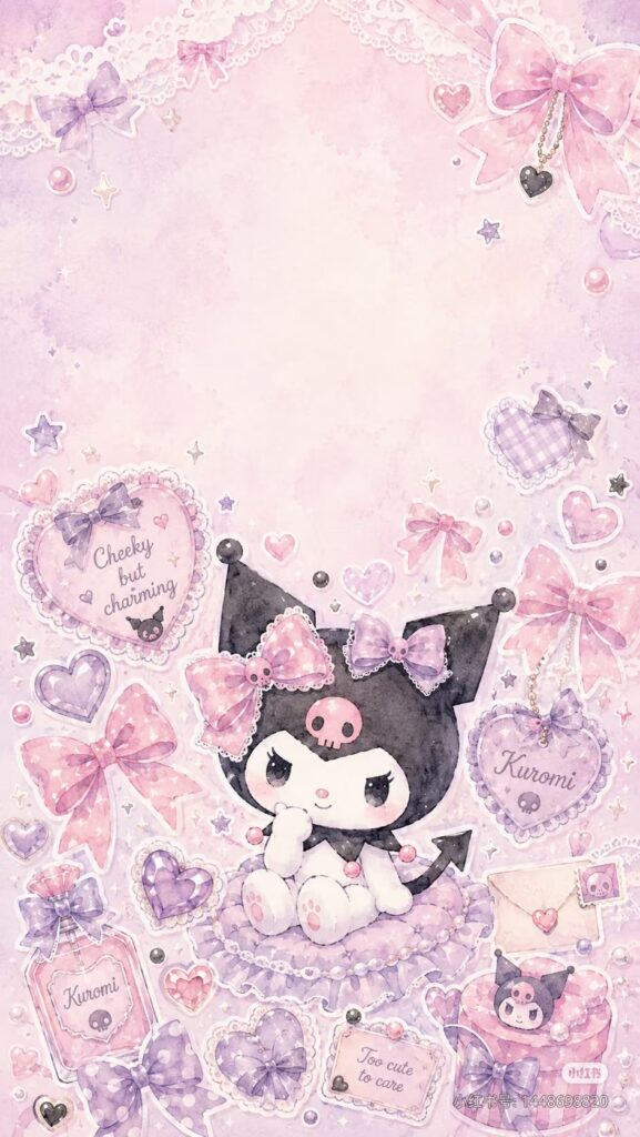 150+ Hình Nền Kuromi Cute, Ngầu 4K Cho Điện Thoại, PC 5 Hình nền Kuromi cute, dễ thương cho điện thoại