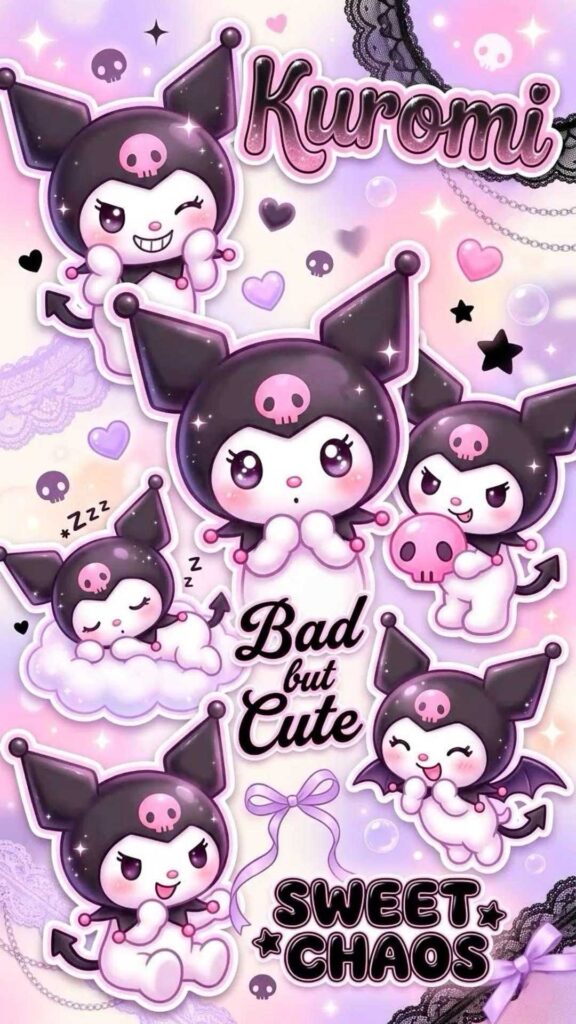 150+ Hình Nền Kuromi Cute, Ngầu 4K Cho Điện Thoại, PC 6 Hình nền Kuromi đáng yêu, dễ thương cho điện thoại