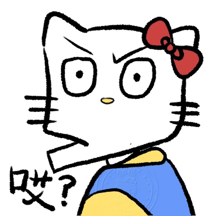 Ảnh Hello Kitty meme vô tri, hài hước