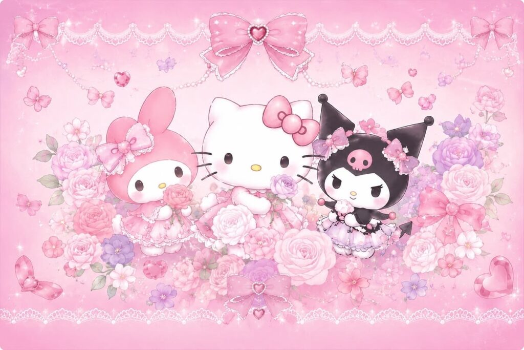 150+ Hình Nền Kuromi Cute, Ngầu 4K Cho Điện Thoại, PC 22 Hình ảnh Kuromi 4K đẹp, full HD cho máy tính, laptop