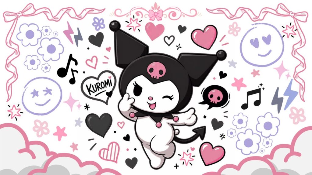 150+ Hình Nền Kuromi Cute, Ngầu 4K Cho Điện Thoại, PC 23 Hình Kuromi 4K chất lượng cao cho máy tính, laptop