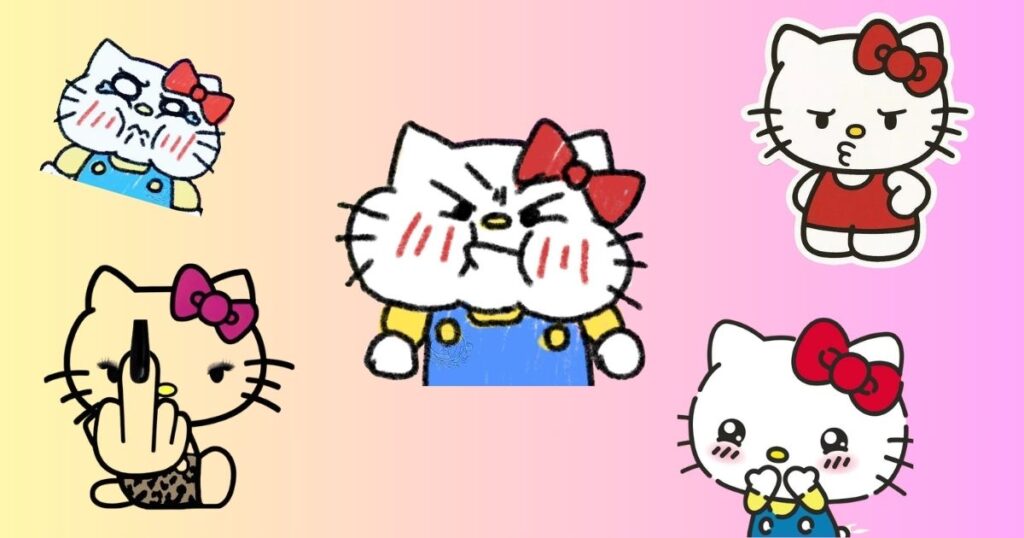 Trào lưu sử dụng ảnh Hello Kitty meme