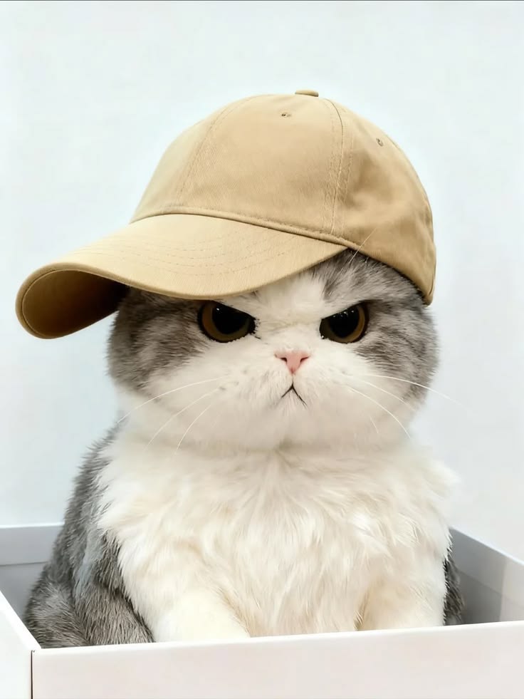 Hình mèo cute vô tri, lạnh lùng