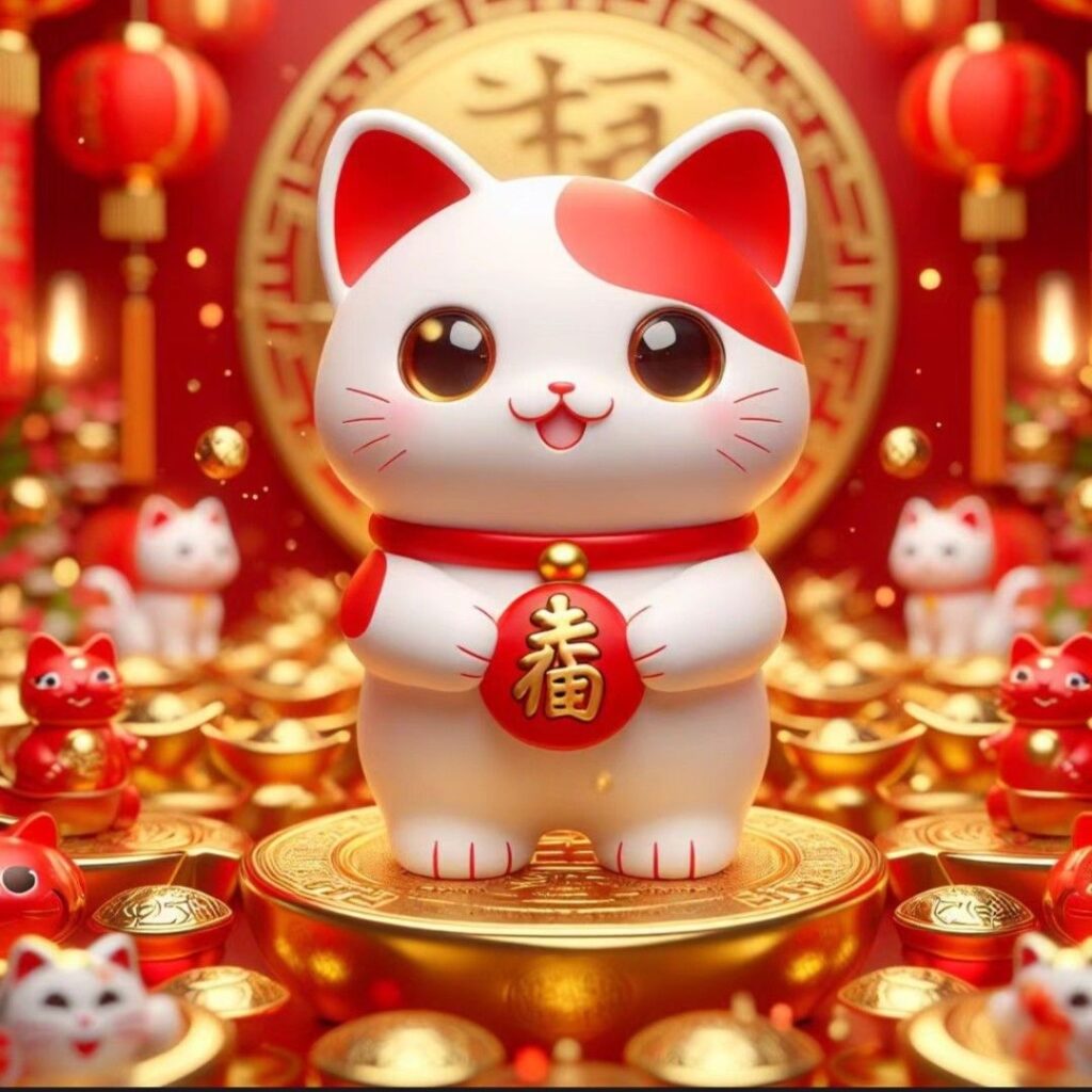100+ Ảnh Mèo Thần Tài May Mắn, Cực Nét 4K Cho Điện Thoại, PC 20 Ảnh mèo thần tài 3D làm hình nền PC