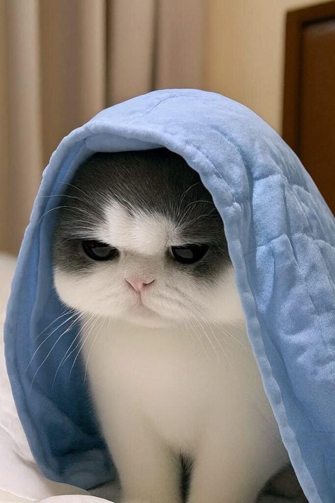 Hình ảnh con mèo cute phô mai que