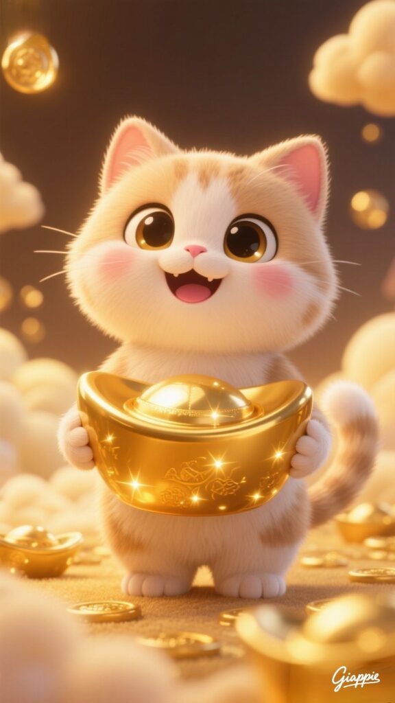 999+ Ảnh Mèo Cute, Hình Mèo Dễ Thương, Vô Tri Đẹp Nhất 23 Hình mèo thần tài đáng yêu cầu tài lộc