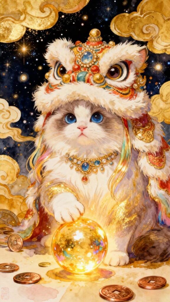 999+ Ảnh Mèo Cute, Hình Mèo Dễ Thương, Vô Tri Đẹp Nhất 25 Hình nền mèo thần tài cầu tài lộc, may mắn cho điện thoại