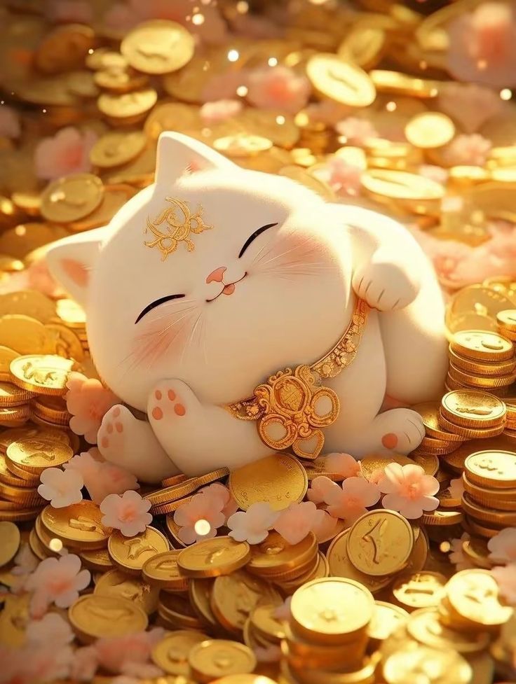 100+ Ảnh Mèo Thần Tài May Mắn, Cực Nét 4K Cho Điện Thoại, PC 4 Ảnh mèo thần tài hình nền điện thoại dễ thương